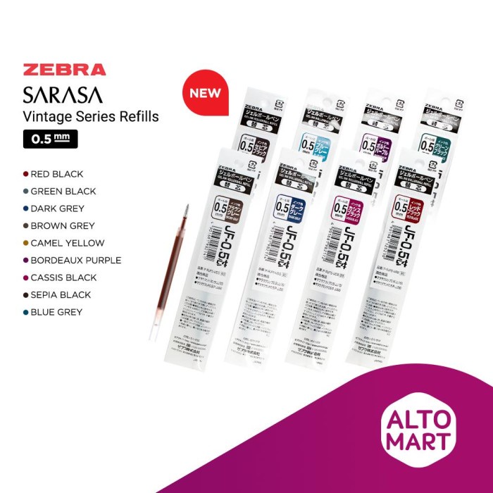 

Murah P-Rjf5 Refill For Zebra Sarasa Vintage Gel Pen 0.5 Mm Trendi