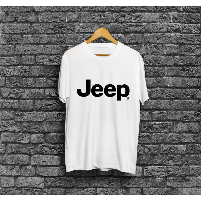 Kaos Tshirt Baju Combed 30S Logo Jeep