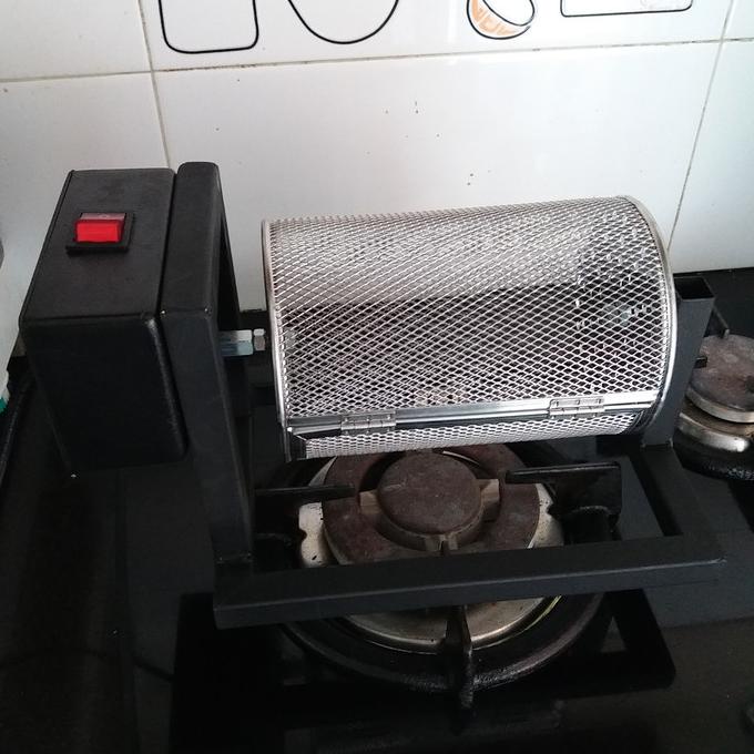 Promo Motorized Stove Top Mini Coffee Roaster Mesin Roasting Kopi Murah