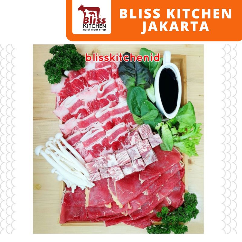 

JAPANESE YAKINIKU SET - Beef 750gr + Sauce 250gr for 3-4 pax
