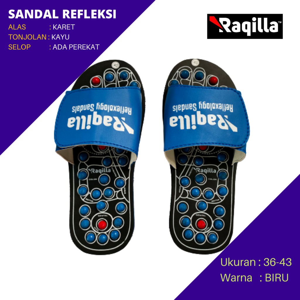 paket reseller 15 pasang sandal selop rematik BIRU