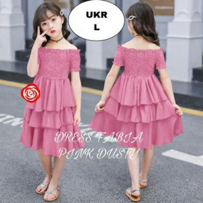 Baju Anak Perempuan /Baju Anak Anak Umur 10-11 Tahun /Baju Pesta Anak /Gaun Anak Termurah,Terlaris