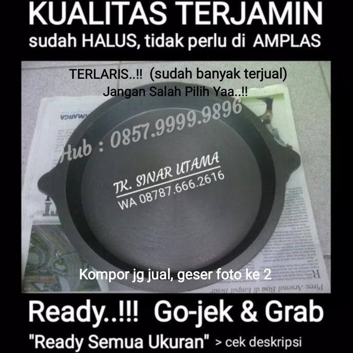 Loyang Martabak Bangka 24Cm, Kompor Wajan Cetakan