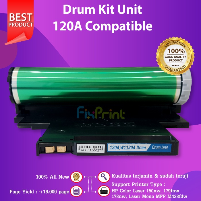 Drum Kit Unit Toner W1120A 120A Compatible HP 150a 150nw 178nw 179nw