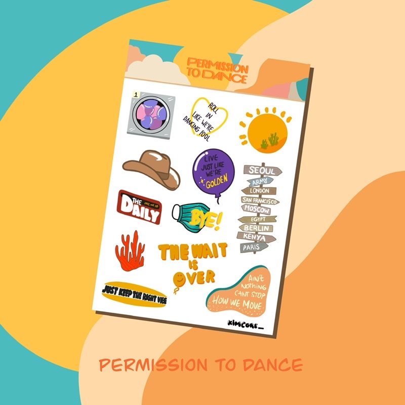 

(KimCore Stickers) PTD BANGTAN