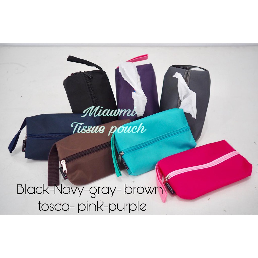 tempat tisu 2 muka polos dan motif lucu