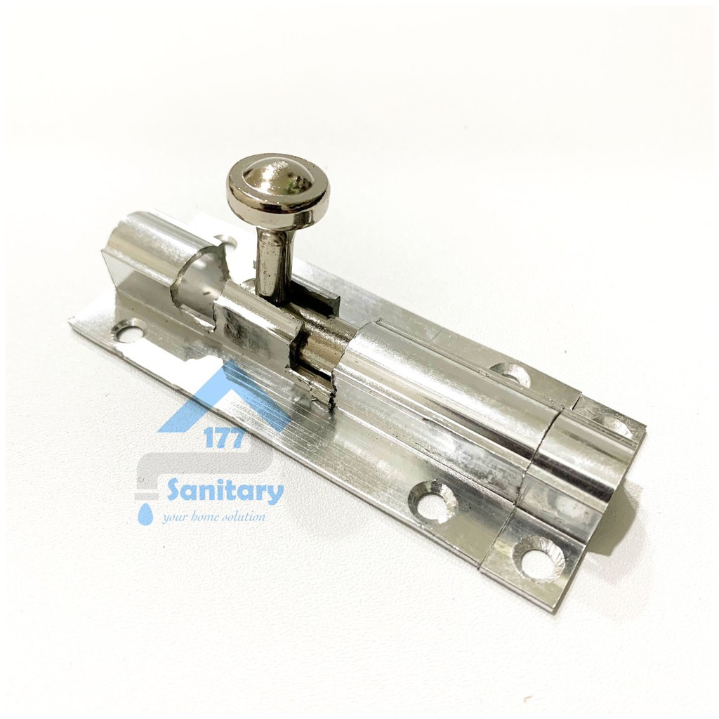 Grendel Pintu 3 Inch Murah alumininium Bolt- Grender Pintu Slot selot kunci jendela lock bolt /J8a