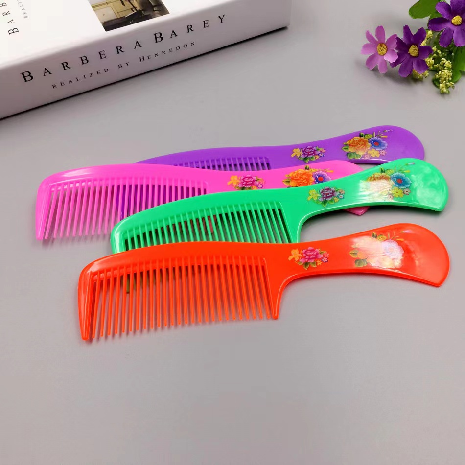 Sisir Gagang Bunga Warna-Warni Murah Import