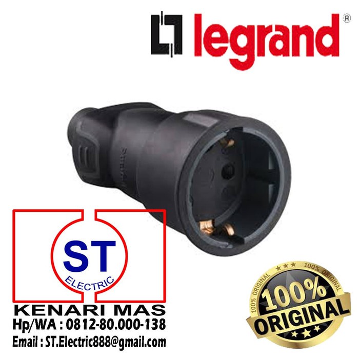 Promo Socket Karet IP44 Legrand / 050197 / Contra Legrand / kontra Legrand Berkualitas