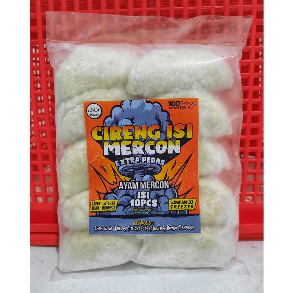 

CIRENG Mercon AYAM Pedas ISi 10 Pcs