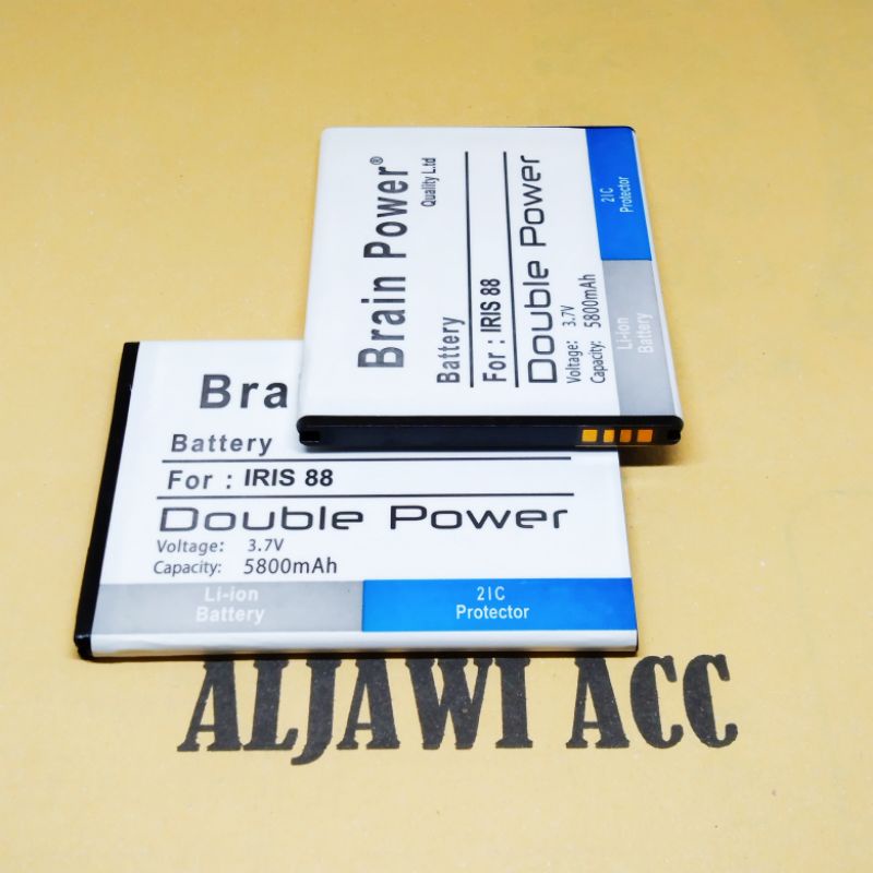 Baterai batre battery Lava iris 88  LBP13000045 Double Power Battery