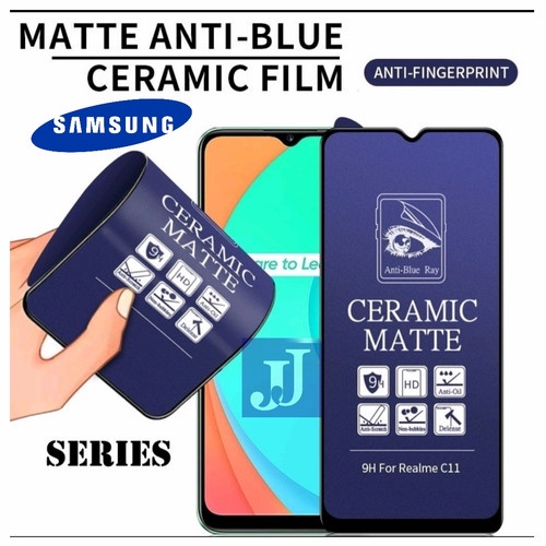 Blue Light Ceramic MATTE Anti Gores Blue Ray Anti Pecah Full Cover ASUS Zenfone MaxPro M1/Max Pro M2