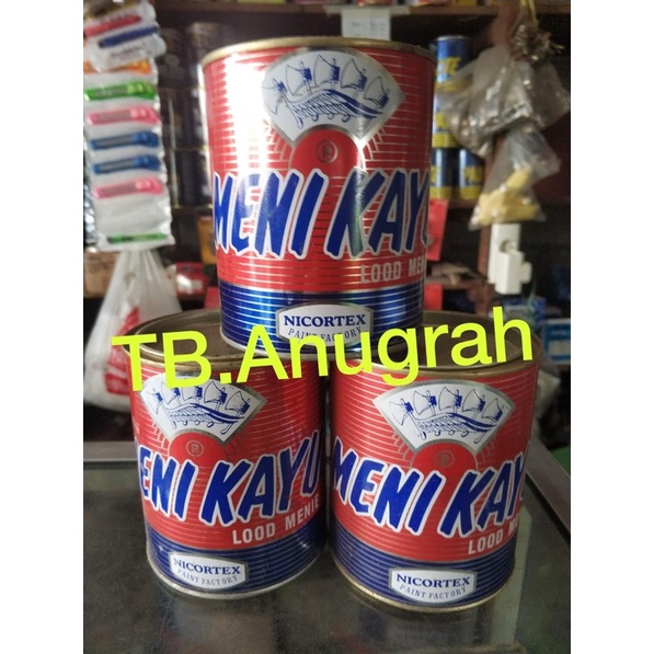 Cat Kayu Besi Meni Kayu Besi Murah 1KG Pelapis dasar Kayu Besi | Meni Kayu Cap Kampak 1kg