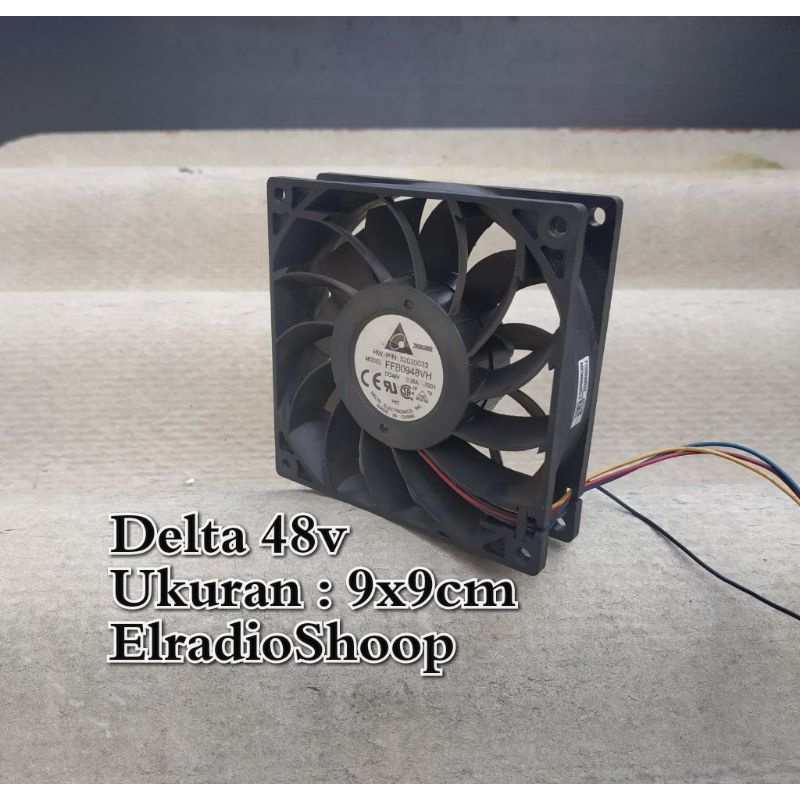 Kipas DC Delta 48v 9x9cm