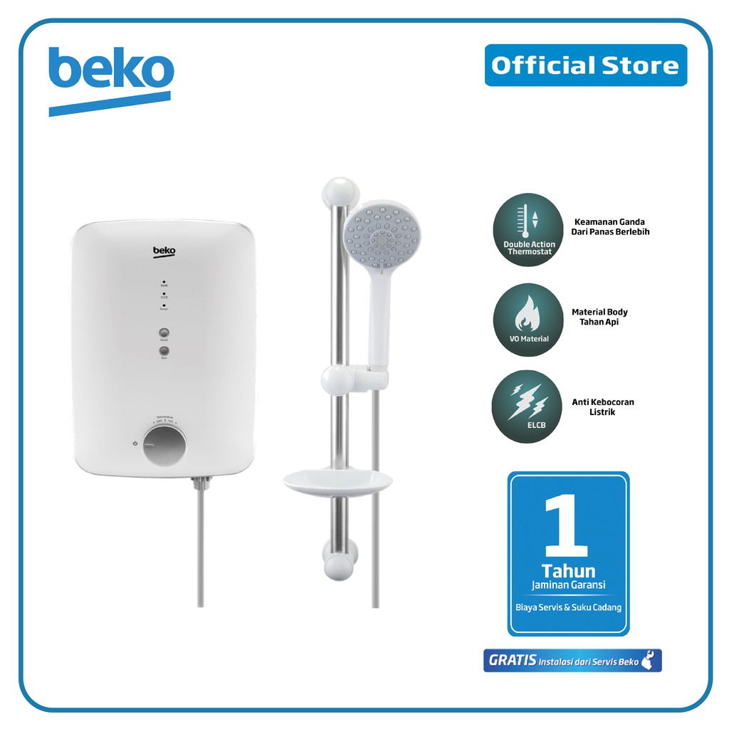 Beko Instant Water Heater BWI24S1N-213 Putih | Shopee Indonesia