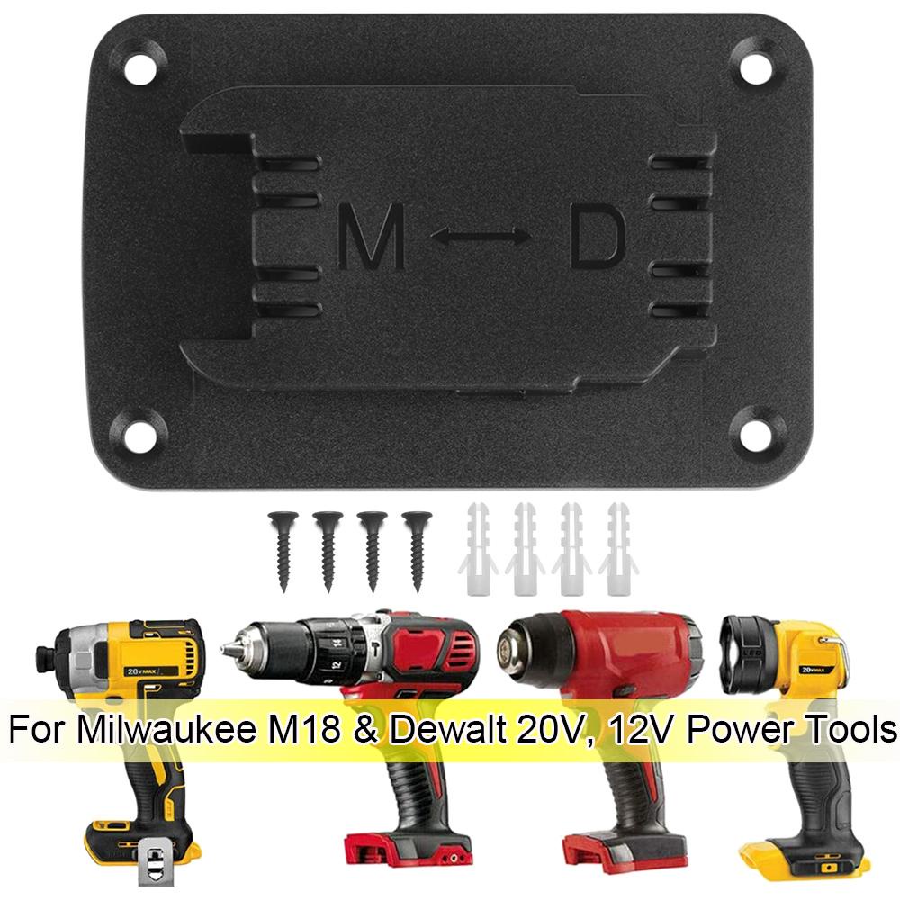 Solighter1/4pcs Tempat Perkakas Nyaman Power Tools Storage Base Dudukan Bor Listrik