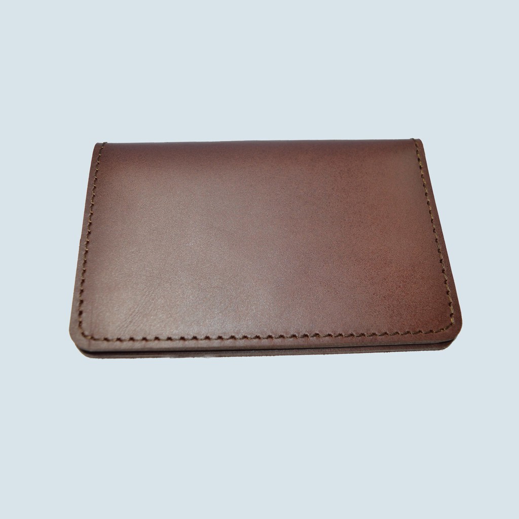 dompet passport - passport cover simpel kulit sapi asli warna coklat