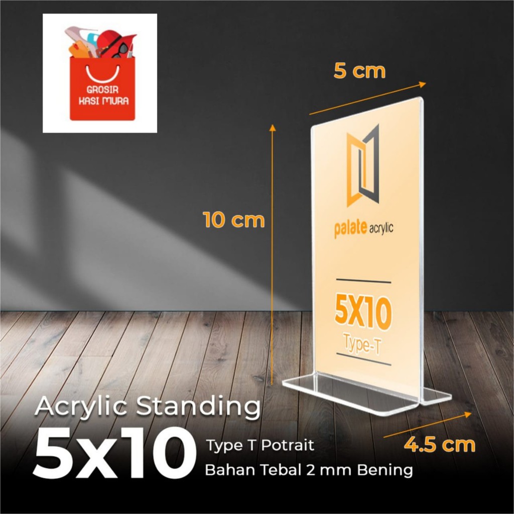 

AKRILIK NOMOR MEJA UK 10cmx5cm