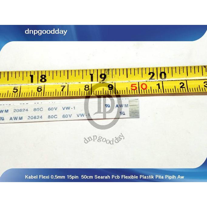 

Kabel Flexi 0,5Mm 15Pin 50Cm Searah Pcb Flexible Plastik Pita Pipih A Dnpgood11 Buru Order