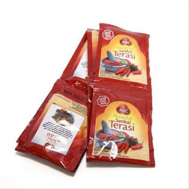 sambal terasi abc sachet / sambal abc geprek / sambal abc rendang