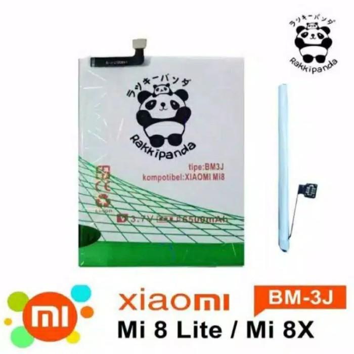 Battery Rakkipanda BM3J Xiaomi Mi 8 Lite Double Power BM 3J Mi 8 Lite