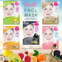 Vivelle Facial Masker Wajah Veocel Sheet Mask Peel Off Hydrate_Cerianti