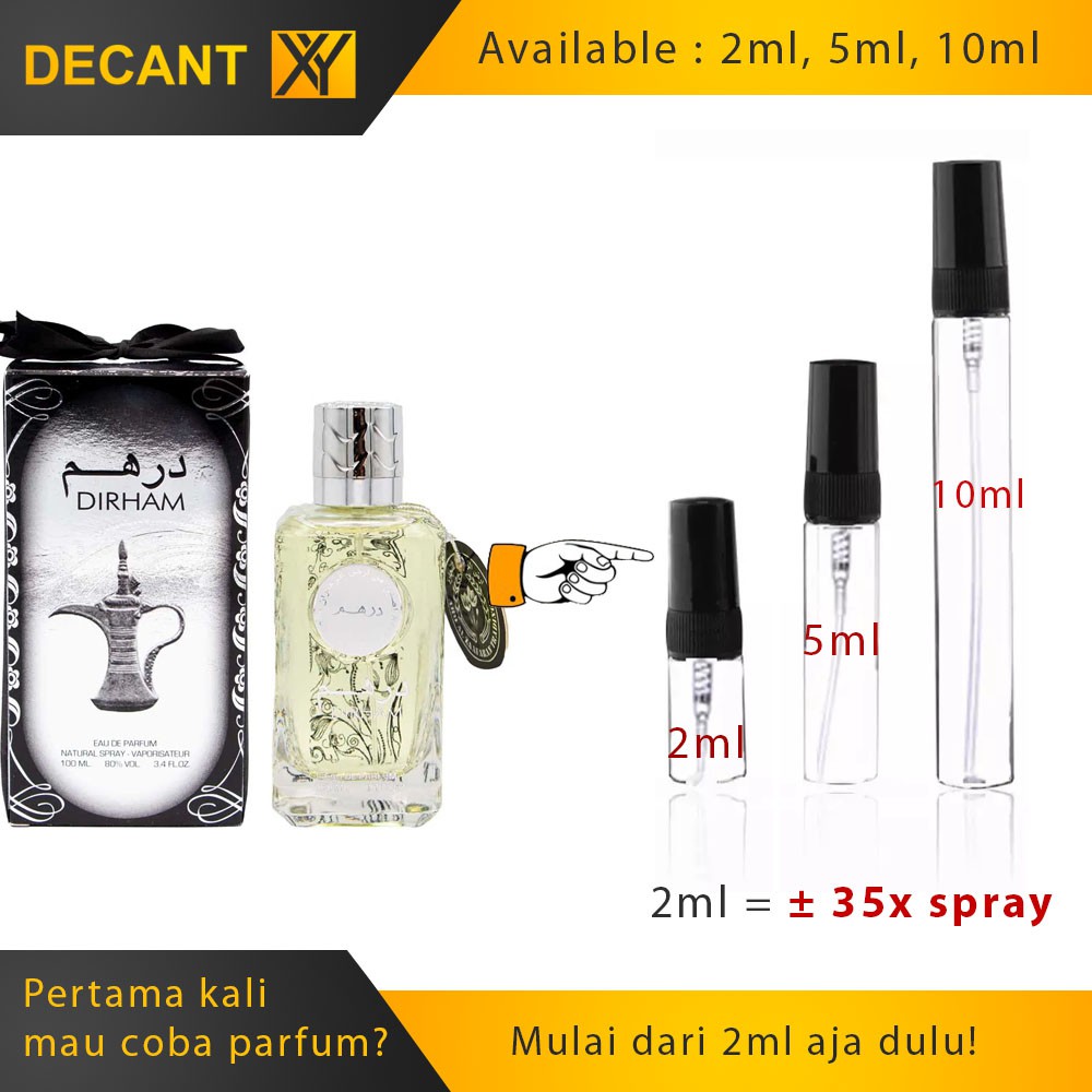 Decant Parfum Dirham by Ard Al Zaafaran UAE