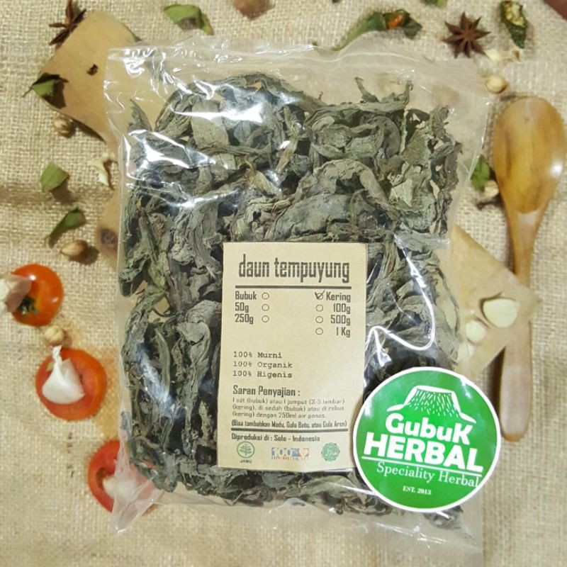 

DAUN TEMPUYUNG KERING 100 GRAM - Sonchus Arvensis - MURNI - JSR - REMPAH