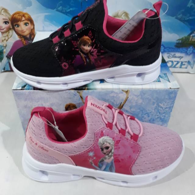 Sepatu anak perempuan berkarakter frozen by DISNEY original