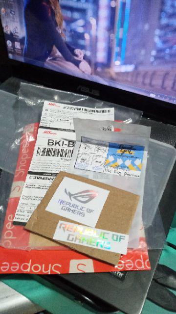 Stiker asus rog republic of gamer ukuran kecil untuk hp Stiker asus rog republic of gamer ukuran kecil untuk hp