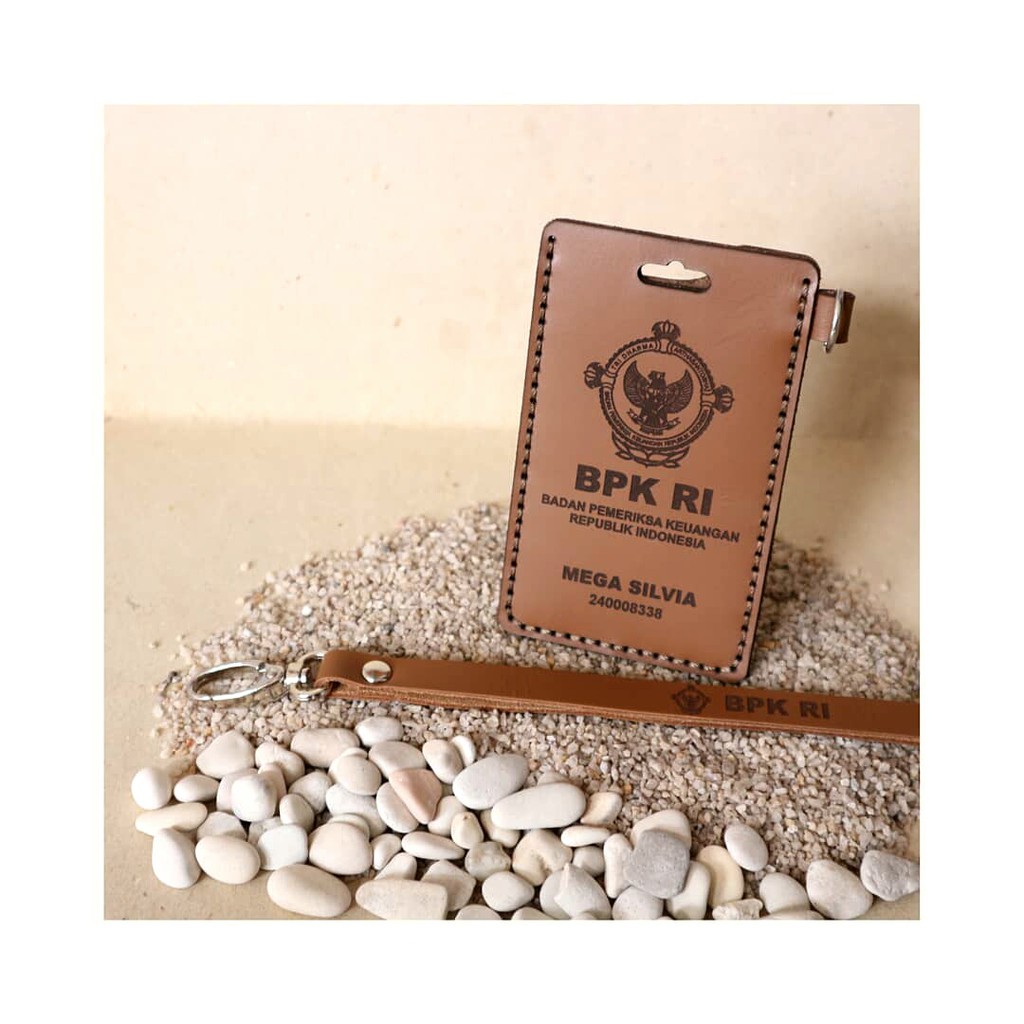 

[PROMO] Name Tag Kulit 2 Slot Premium