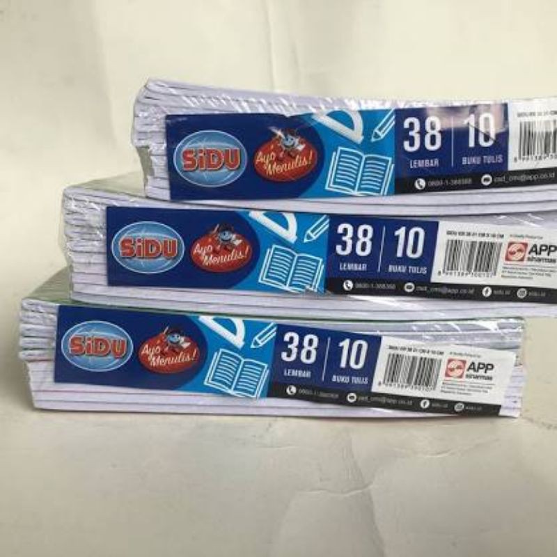 

Buku tulis SIDU isi 38 lembar