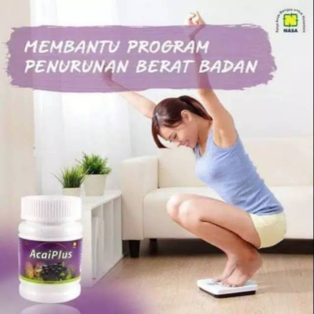 Natural Beauty Shop Acaiplus Acai-Plus Obat Pelangsing Badan Nasa Asli