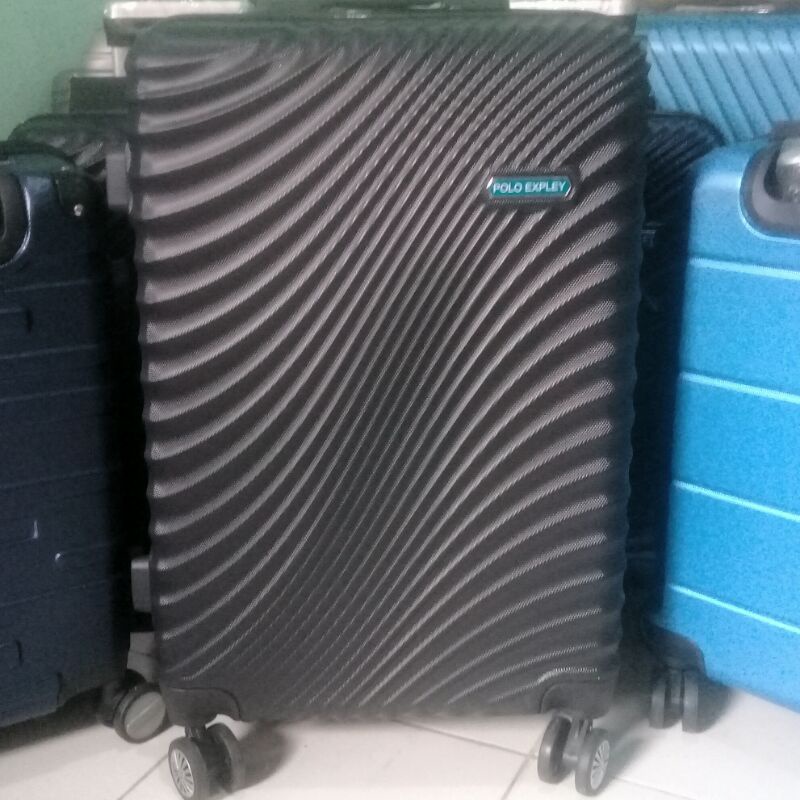 Tas Koper POLO 24 inch Fiber Bagasi Tas Koper Pakaian Travel