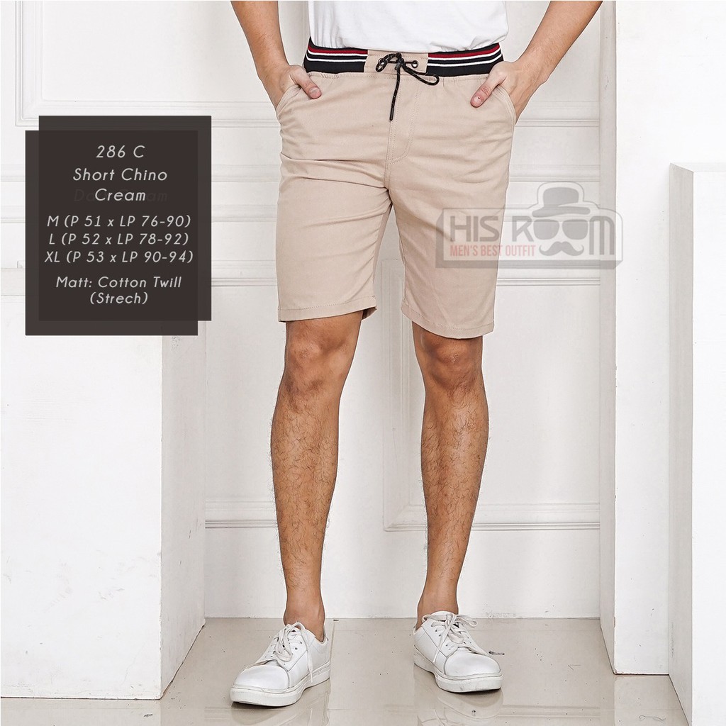 HSRM - Celana Pendek Pria Celana Chino Pendek Pria Celana Pria Short Chino 286