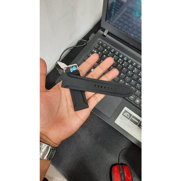 STRAP TALI RUBBER COCOK UNTUK JAM TANGAN T5 / TALI JAM TANGAN LENTUR DAN ELASTIS