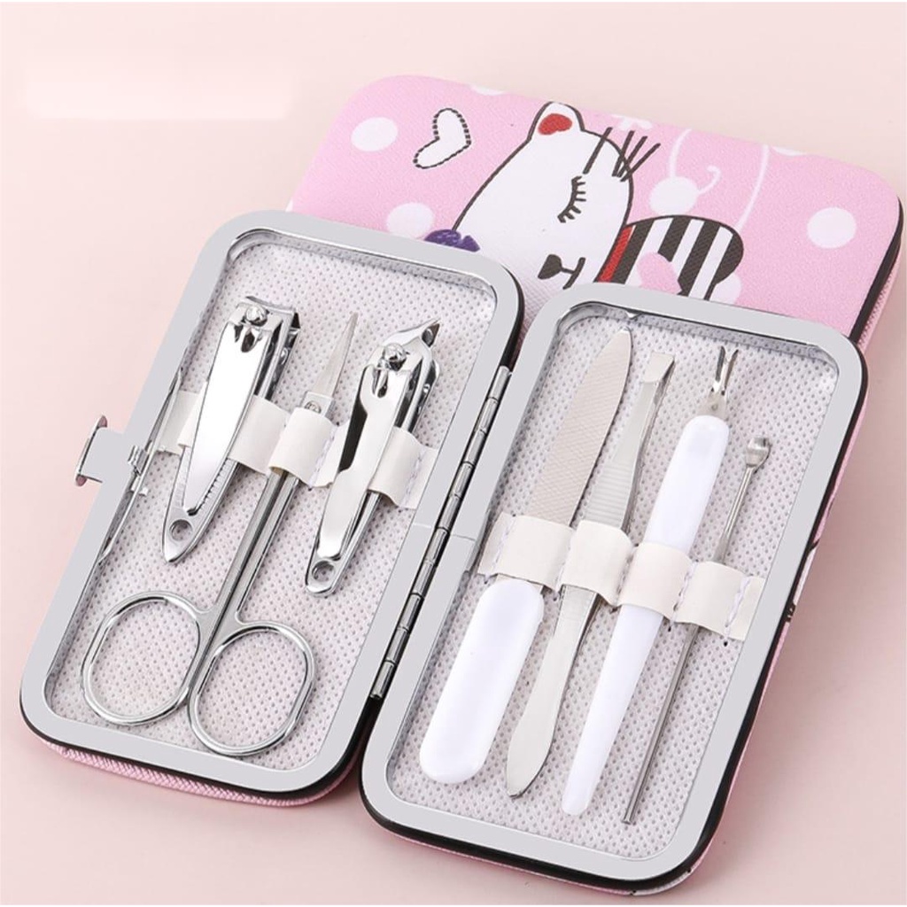 [UNI 018] GUNTING KUKU SET | NAIL CRIPPER SET | ALAT MENICURE PEDICURE | SET ALAT PERAWATAN KUKU