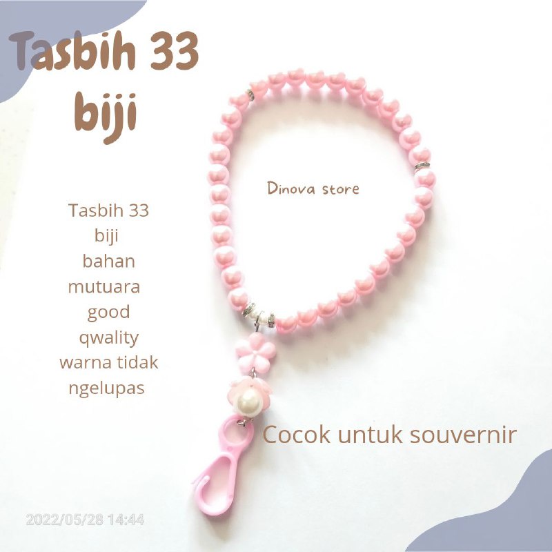 TASBIH 33 BIJI/tasbih 33 butir/tasbih mutiara/souvenir/souvenir umroh haji