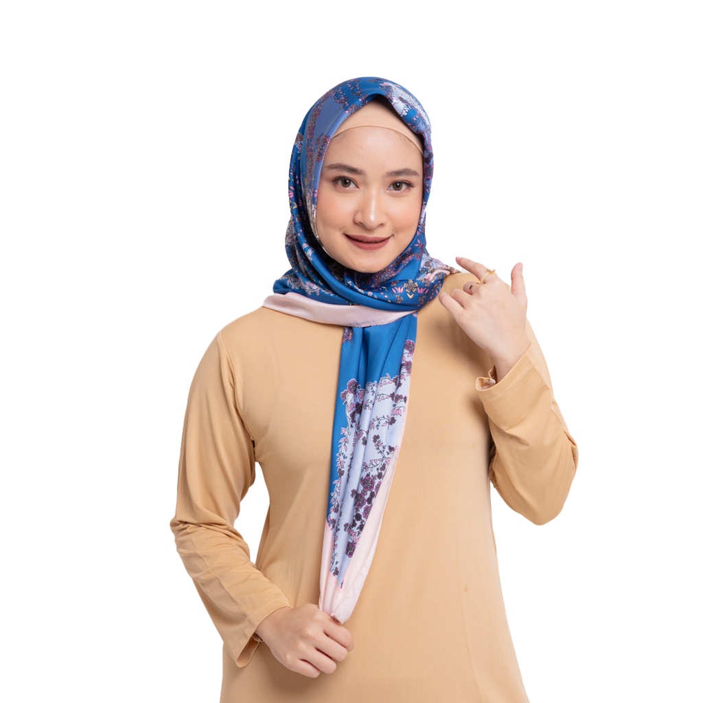 Dauky Hijab Segi Empat Kerudung Salya Series Polysilk 1-Licereen Random