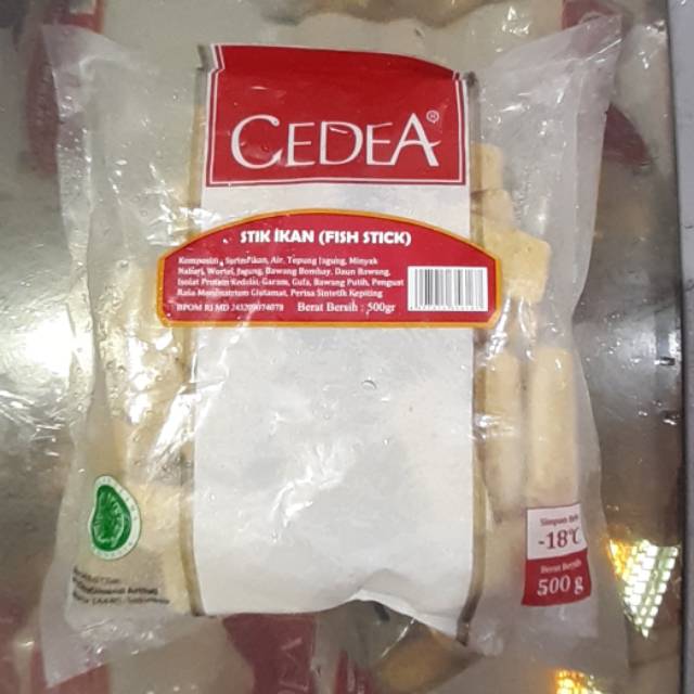 

Cedea fish stick (stik ikan) 500gr