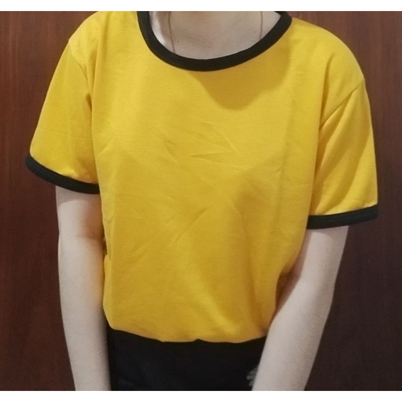 [PRELOVED] Ringer Tee Mustard