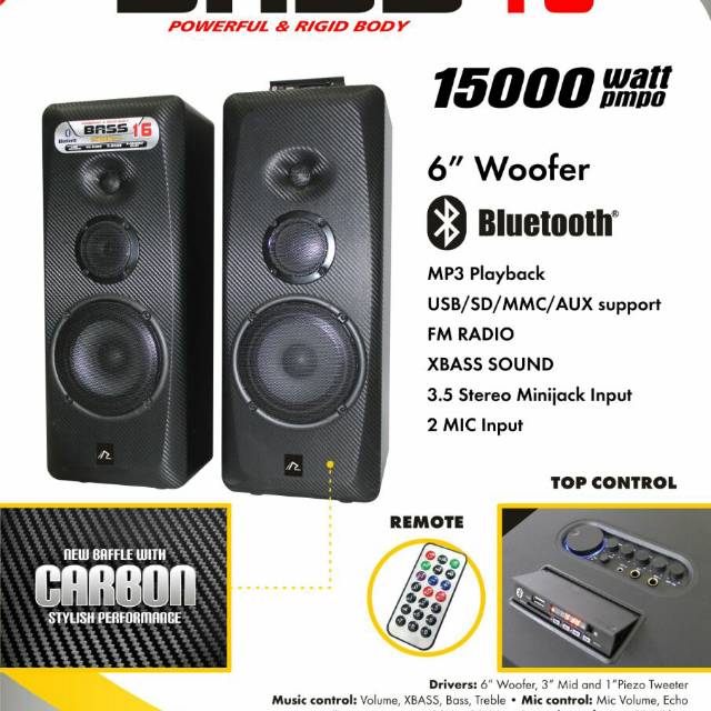 Speaker Aktif Roadmaster Bass 16