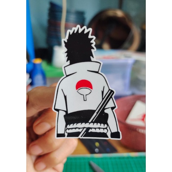 

stiker print Sasuke custom stiker keren anime
