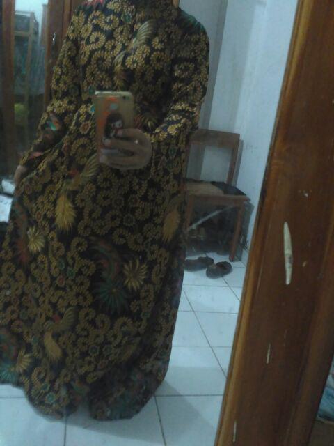 Gamis Batik Modern Simplegamisbatikwanita-gamisbatikjumbo-gamissyari-gamisbatikkombbinasi-dressbatik