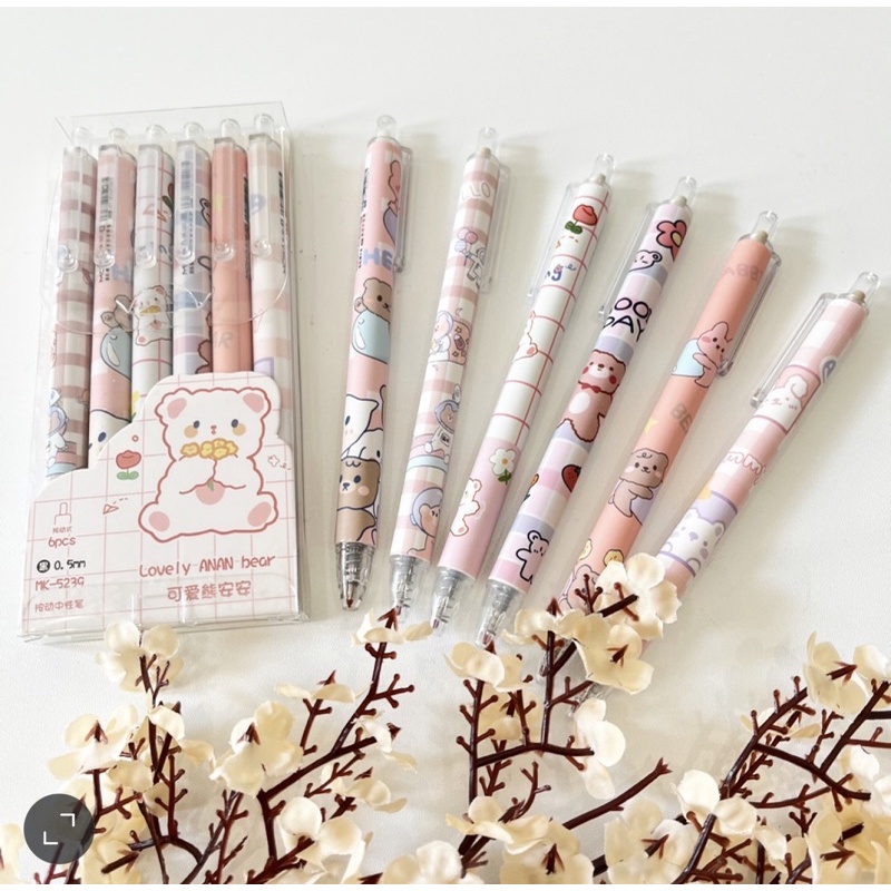 

washimoshi Ballpen / Pena / pulpen Aesthetic Bear Design