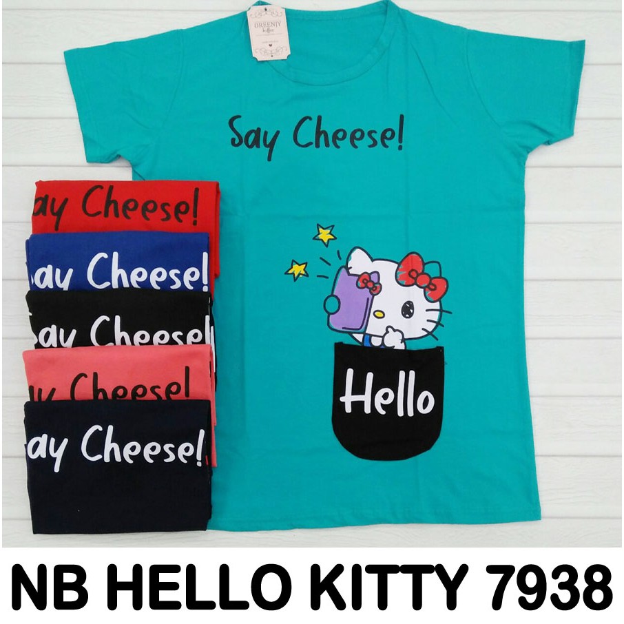 BIGCLO Hello  Kitty  NON BATWING Kaos  Cupcake Jumbo Baju  