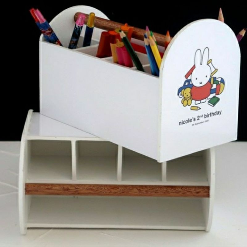 

WOODEN GIFT PENCIL CASE Custom Design Cetak Nama Anak TEMPAT PENSIL UNIK SOUVENIR ULTAH