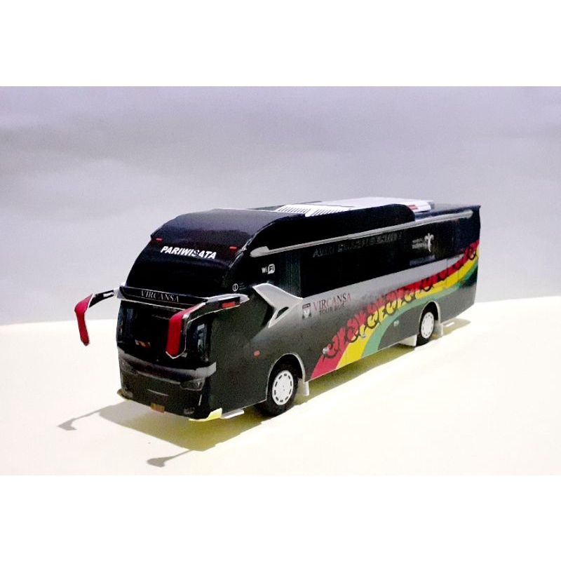 Miniatur Papercraft Bus VIRCANZA SR2