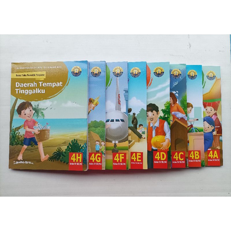 BUKU ORIGINAL EDISI REVISI buku tematik terpadu kelas 4 Yudhistira kelas 4A 4b 4C 4D 4E 4F 4G 4H