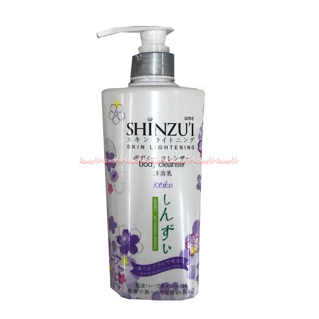 Shinzu'i Body Cleanser Keiko Herbal Matsu Oil Shinzui Sabun Cair 500m